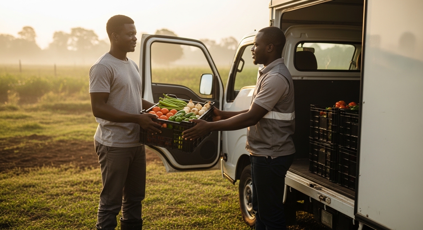 Fresh quality produce delivered directly from farmers to buyers in Ghana